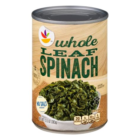 Save on Giant Whole Leaf Spinach No Salt Added Order Online Delivery | Giant