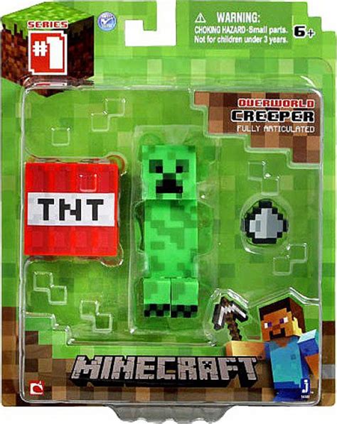 Minecraft Series 1 Creeper Action Figure Overworld Jazwares - ToyWiz