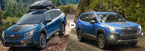 2022 Subaru Outback vs. Forester | SUV Price, Dimensions, Towing Capacity