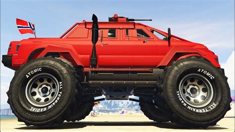 DEAPOOL'S NEW RIDE!? (ARMORED MONSTER TRUCK MOD) | GTA 5 PC Mods Gameplay - YouTube