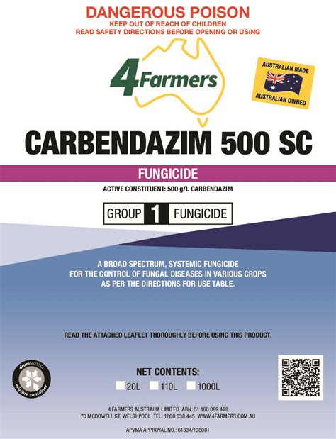 CARBENDAZIM 500 SC | 4Farmers