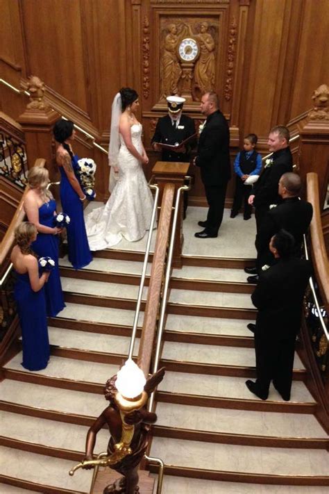 Grand Staircase Ceremonies at the Titanic Museum Weddings