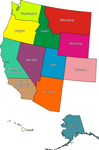 physical characteristics of the west region