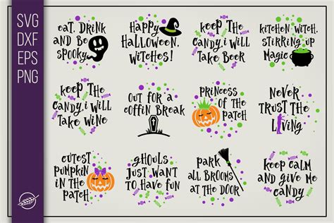 Funny Halloween Quotes Graphic by Boertiek · Creative Fabrica