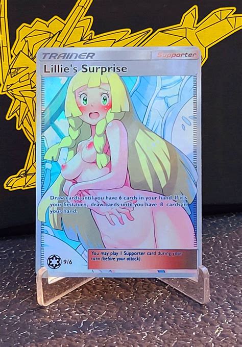 Custom Fan Made Orica Pokemon Card LILLIE'S SURPRISE Full | Etsy