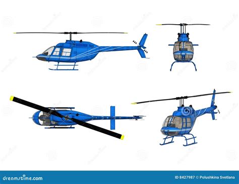 Drawing of Helicopter Structure Stock Illustration - Illustration of design, bell: 8427987