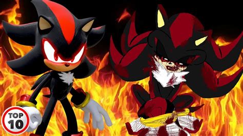 Top 10 Scary Shadow The Hedgehog Facts - YouTube