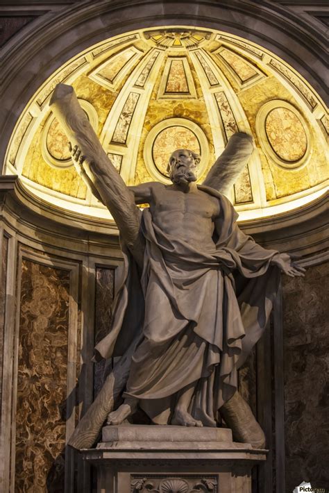 Statue of Saint Andrew, St. Peter's Basilica; Rome, Italy - PacificStock