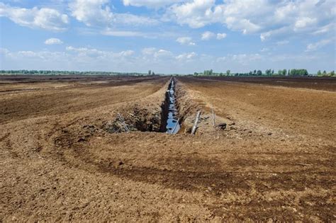 Peat extraction - Stock Image - Everypixel