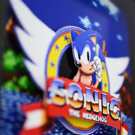 Sonic the Hedgehog (Title Screen) – Retro Games Crafts