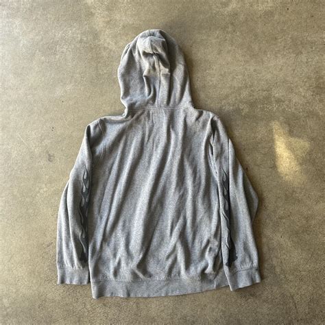 Gray fox racing hoodie -tagged size large -no... - Depop