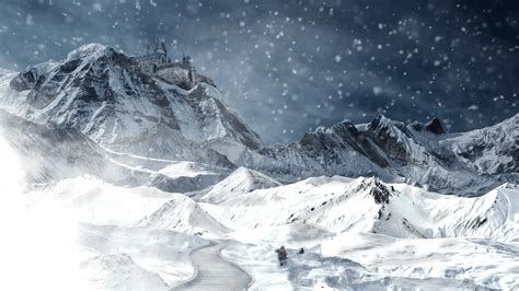 Snowy Castle-Composite :: Behance