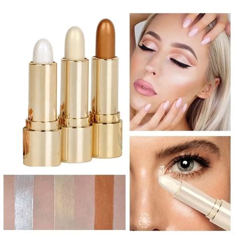 1PC Glitter Makeup Highlighter Stick Makeup Contour Concealer ...