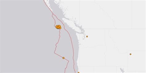 3 Strong Earthquakes Strike Off Vancouver Island, British Columbia ...