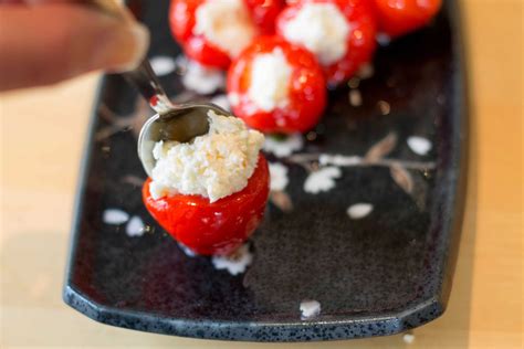 Cream Cheese & Ricotta Stuffed Peppadew Peppers - Erren's Kitchen