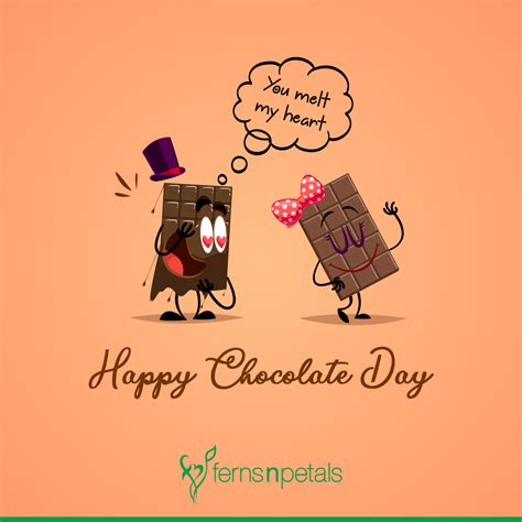 Happy Chocolate Day Quotes, Wishes & Images For Love | Ferns N Petals