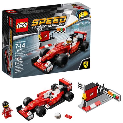 LEGO Speed Champions Scuderia Ferrari SF16-H 75879 - Walmart.com