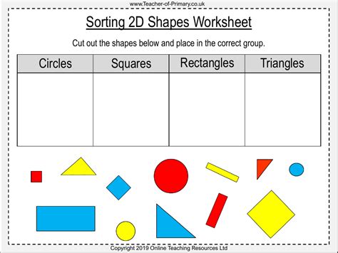 Sorting 2D Shapes | Math Kindergarten