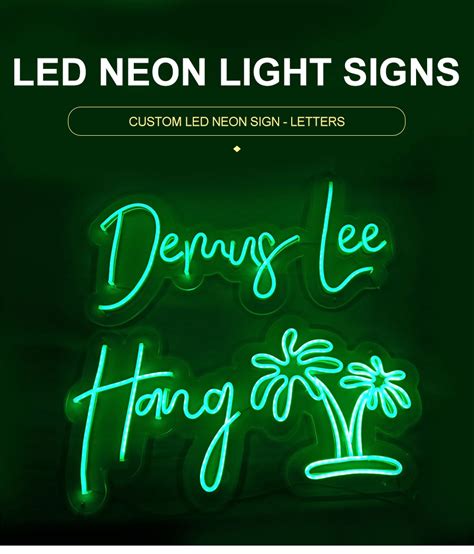 Custom LED Neon Sign – LETTERS