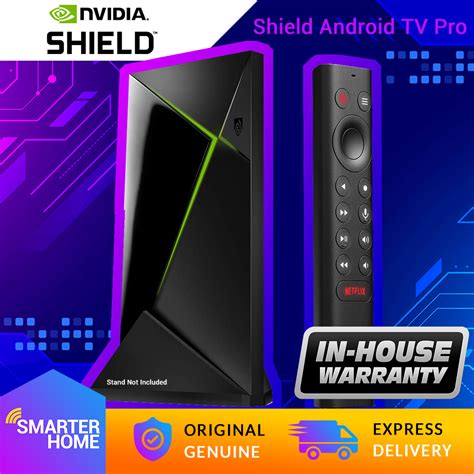 NVIDIA Shield Android TV Pro 4K HDR Streaming Media Player; High ...