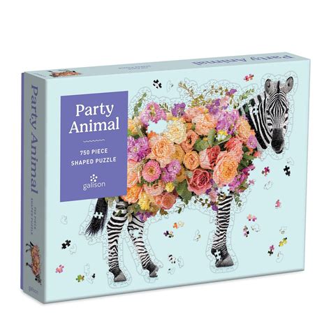 Party Animal 750 Piece Shaped Puzzle | Galison