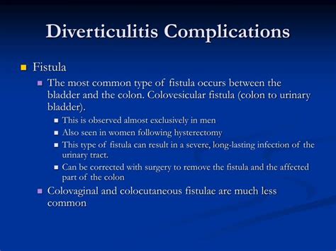 PPT - Diverticulosis & Diverticulitis PowerPoint Presentation - ID:6817083