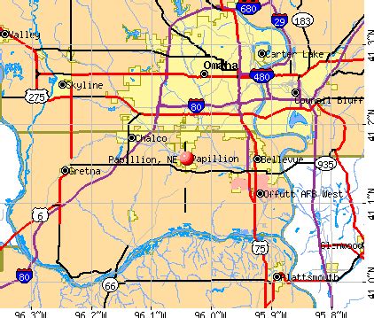 Papillion, Nebraska (NE 68046) profile: population, maps, real estate, averages, homes ...