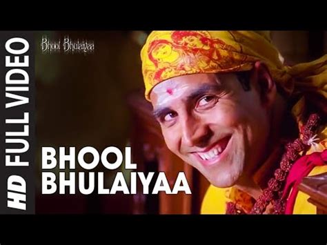 Bhool Bhulaiyaa [Full Song] Bhool Bhulaiyaa - YouTube