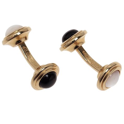 S.T. Dupont Gold-Plated Steel Men's Cufflinks S.T. Dupont | TLC