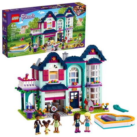 LEGO Friends Andrea's Family House 41449 BuildingToy; Great Gift for Creative Kids (802 Pieces ...