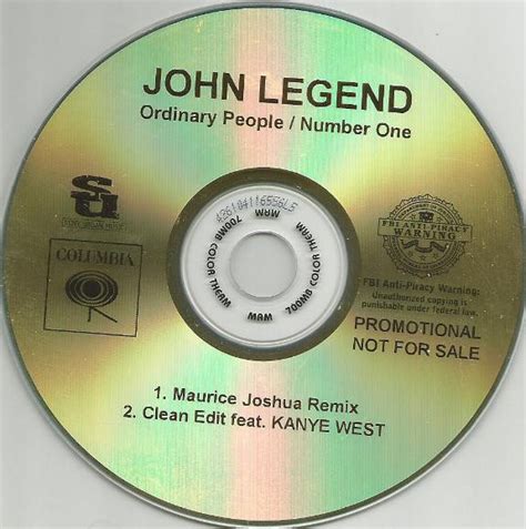 John Legend – Ordinary People (2005, CDr) - Discogs