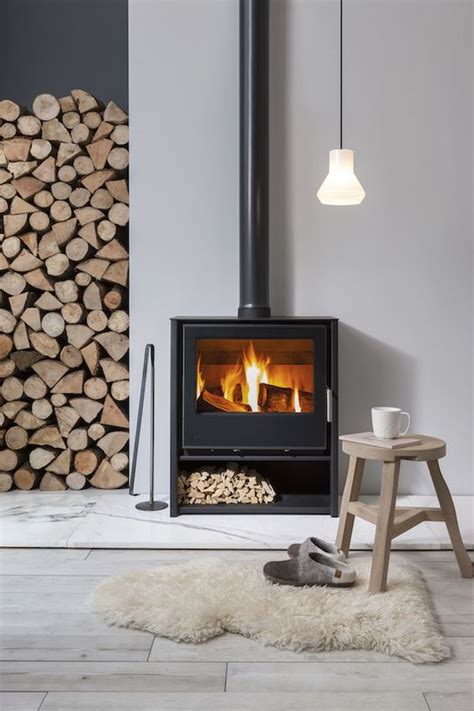 25 Home Wood Burning Stove Ideas - DigsDigs