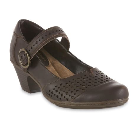 I Love Comfort Women's Claudia Embellished Mary Jane Shoe - Brown