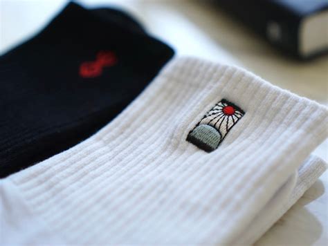 Anime Embroidered Socks Best Anime Gifts for Him and Her Akatsuki Cloud, Brand of Sacrifice ...