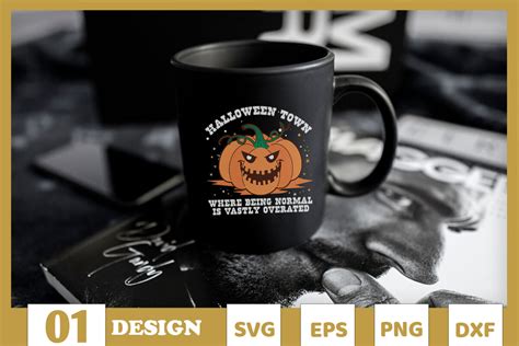 Halloween Town Pumpkin Graphic by Skinite · Creative Fabrica