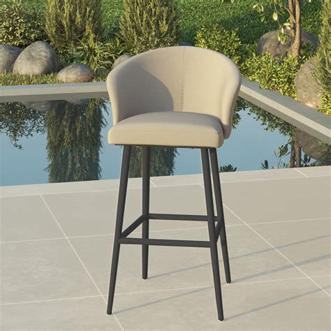 Maze - Outdoor Fabric Zen Bar Stool | Nuvo Outdoor Living