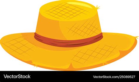 Farm hat cartoon Royalty Free Vector Image - VectorStock