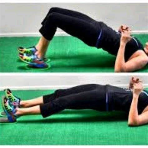 Hamstring Curl With Sliders - Exercise How-to - Workout Trainer by Skimble