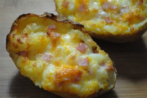 Cheese stuffed jacket potatoes - Student Recipes - Student Eats