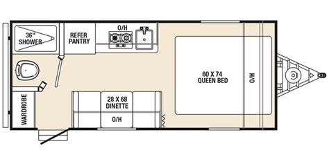 2016 Coachmen Clipper Ultra-Lite 17FB Travel Trailer Specs