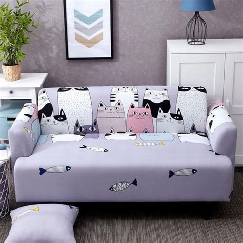 Lovely Cat Couch Cover - Super Kitty Cats