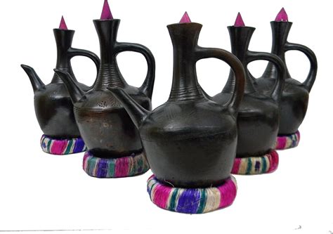 Ethiopian Clay Coffee Pot (Jabanah): Amazon.co.uk: Kitchen & Home