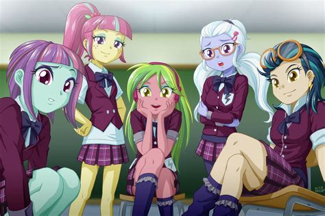 942216 - artist:uotapo, bowtie, clothes, crystal prep academy ... My ...