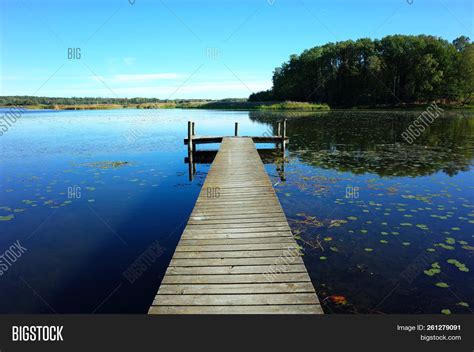 Wooden Bridge Lake Image & Photo (Free Trial) | Bigstock