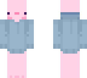 Axolotl hoodie | Minecraft Skin