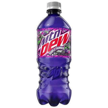 FRESH 20oz bottles Mountain Dew Purple Thunder - Soda Emporium