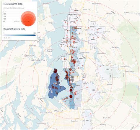 KSEA Noise Complaints by Zip Code April 2020 - Sea-Tac Airport Noise ...