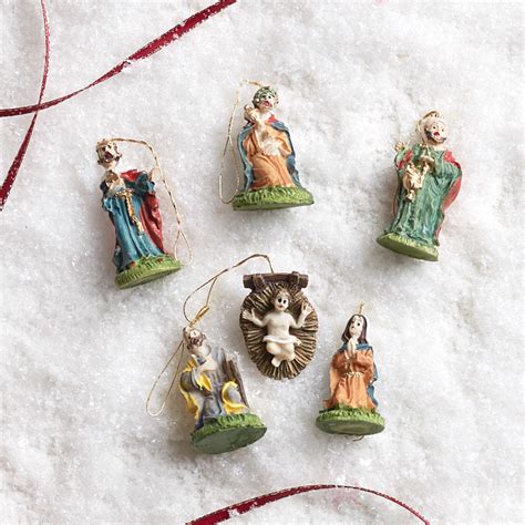 Miniature Nativity Ornaments - Christmas Ornaments - Christmas and Winter - Holiday Crafts ...