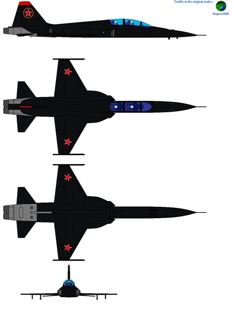 F-5F Tiger II - Top Gun by madmademannamedmann on DeviantArt