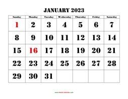 free printable 2023 calendar with holidays calendarkart - download ...